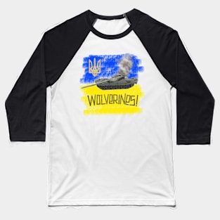 Ukraine Tank Baseball T-Shirt